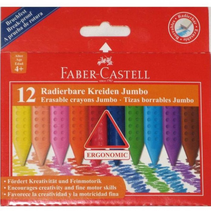 FaberCastell Jumbo Crayons (Pack 12)